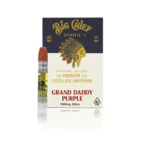 Buy Big Chief THC Vape Cartridge 1G – Grand Daddy Purple Online